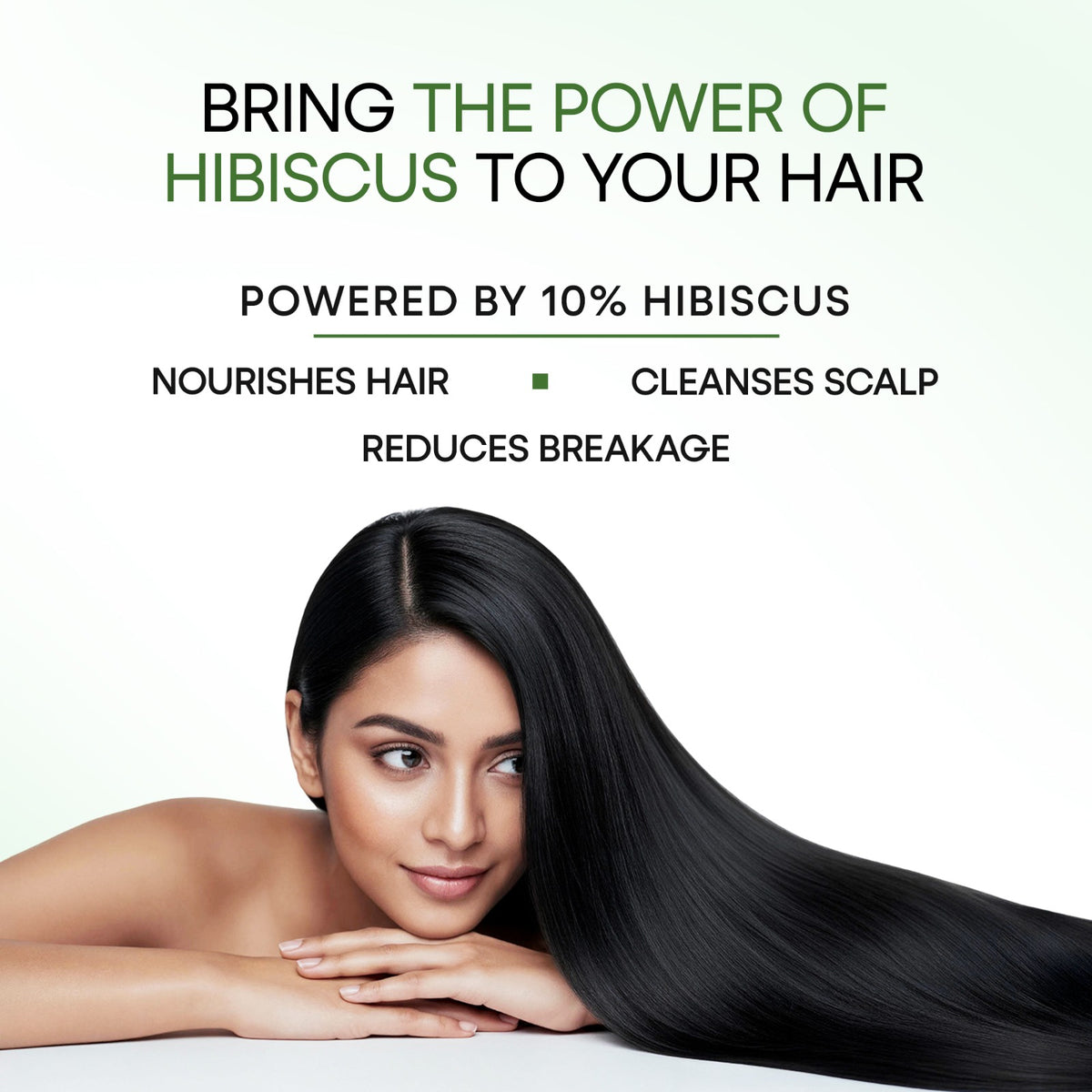 Ayurvedic hibiscus shampoo for strong, shiny hair – powered by 10% Hibiscus