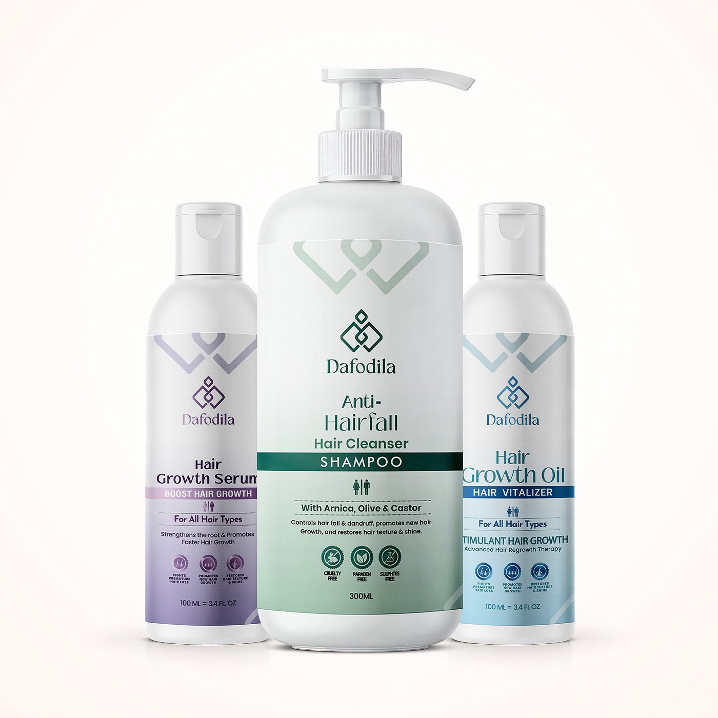 Dafodila Complete Hair Growth System Combo